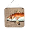 Micasa Fish Red Fish Aluminium Metal Wall Or Door Hanging Prints MI235815
